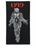 1349 - Postmortem - Black Border - 11,2 x 6,4 cm - Patch
