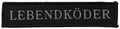LEBENDKÖDER - 2,6 x 11,6 cm - Patch