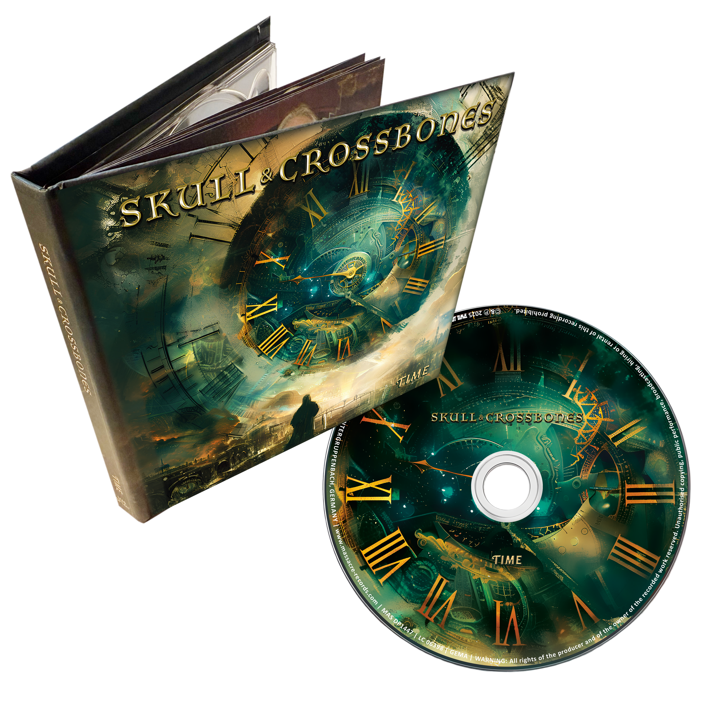 SKULL & CROSSBONES - Time - Mediabook ( CD ) -