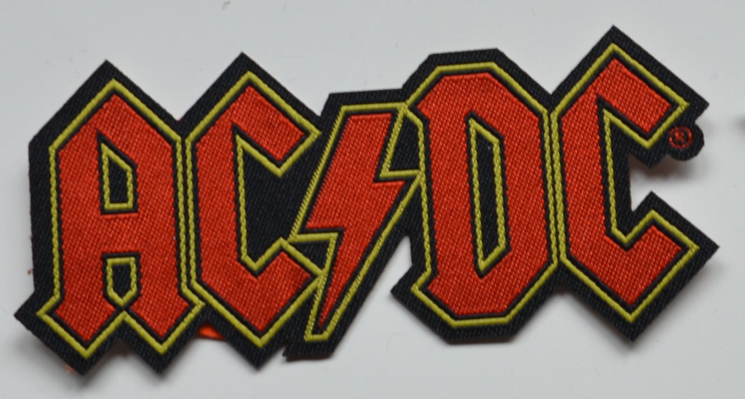 AC/DC - Logo Cut-Out - 4,2 x 9,5 cm - Patch