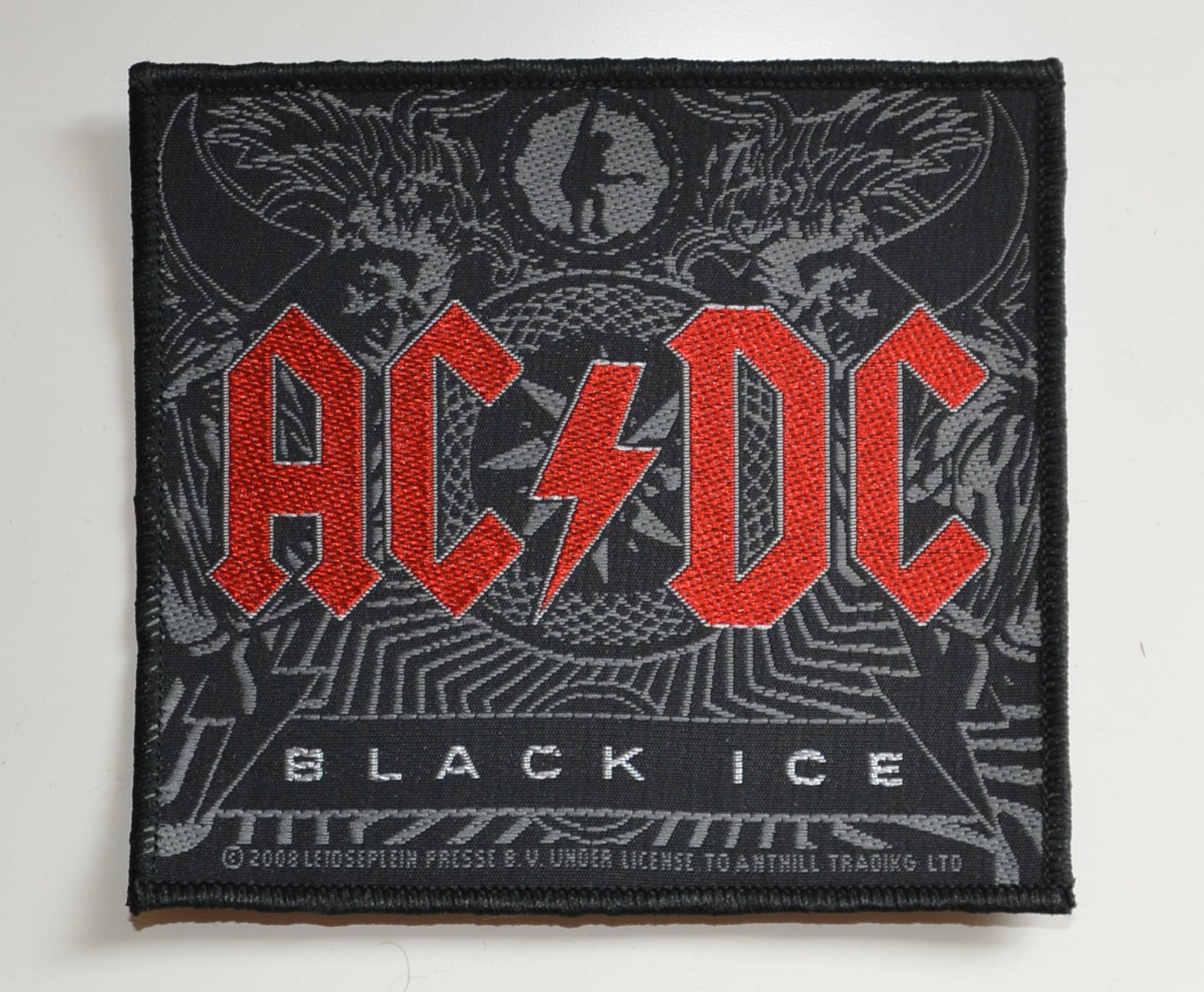 AC/DC - Black Ice - 9 cm x 10 cm - Patch