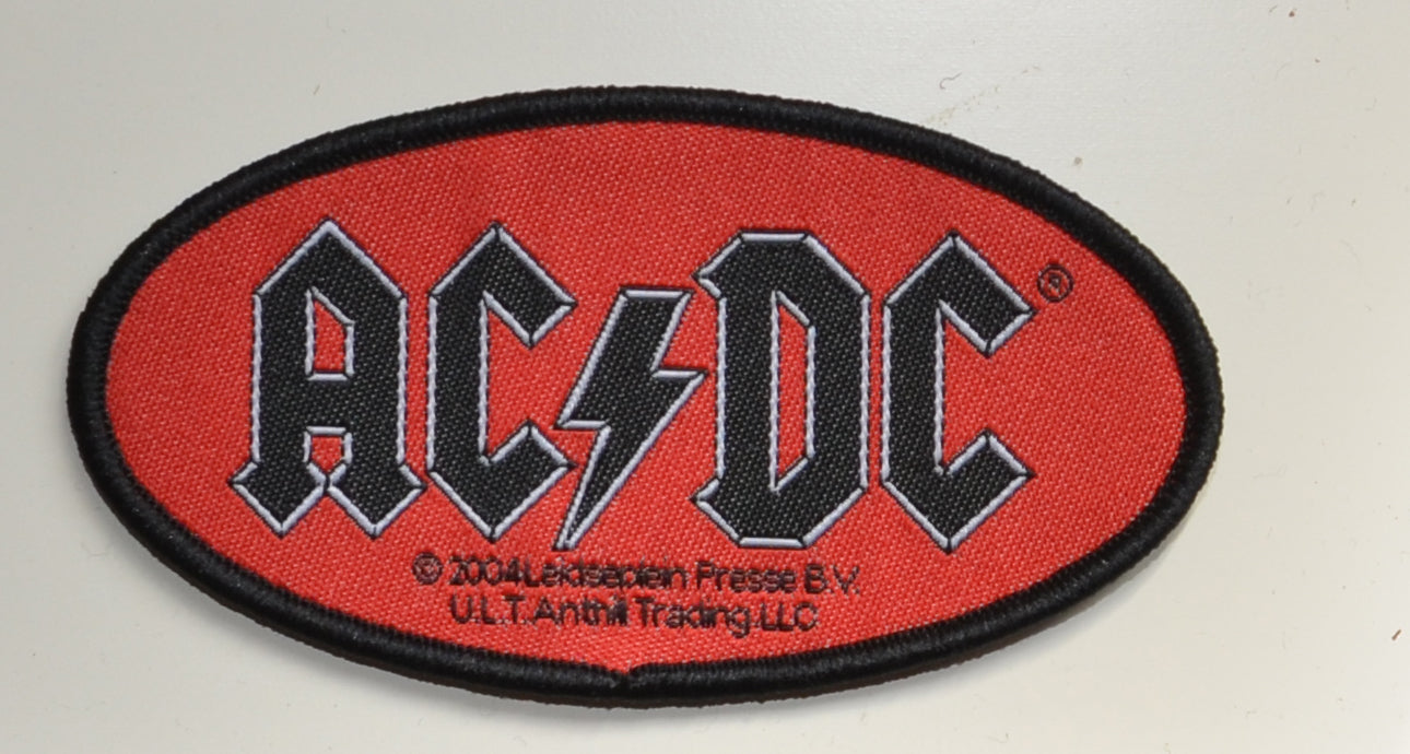 AC/DC - Oval Logo - 4,7 x 9,2 cm - Patch