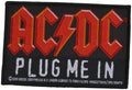 AC/DC - Plug Me In - 10,4 x 7 cm - Patch