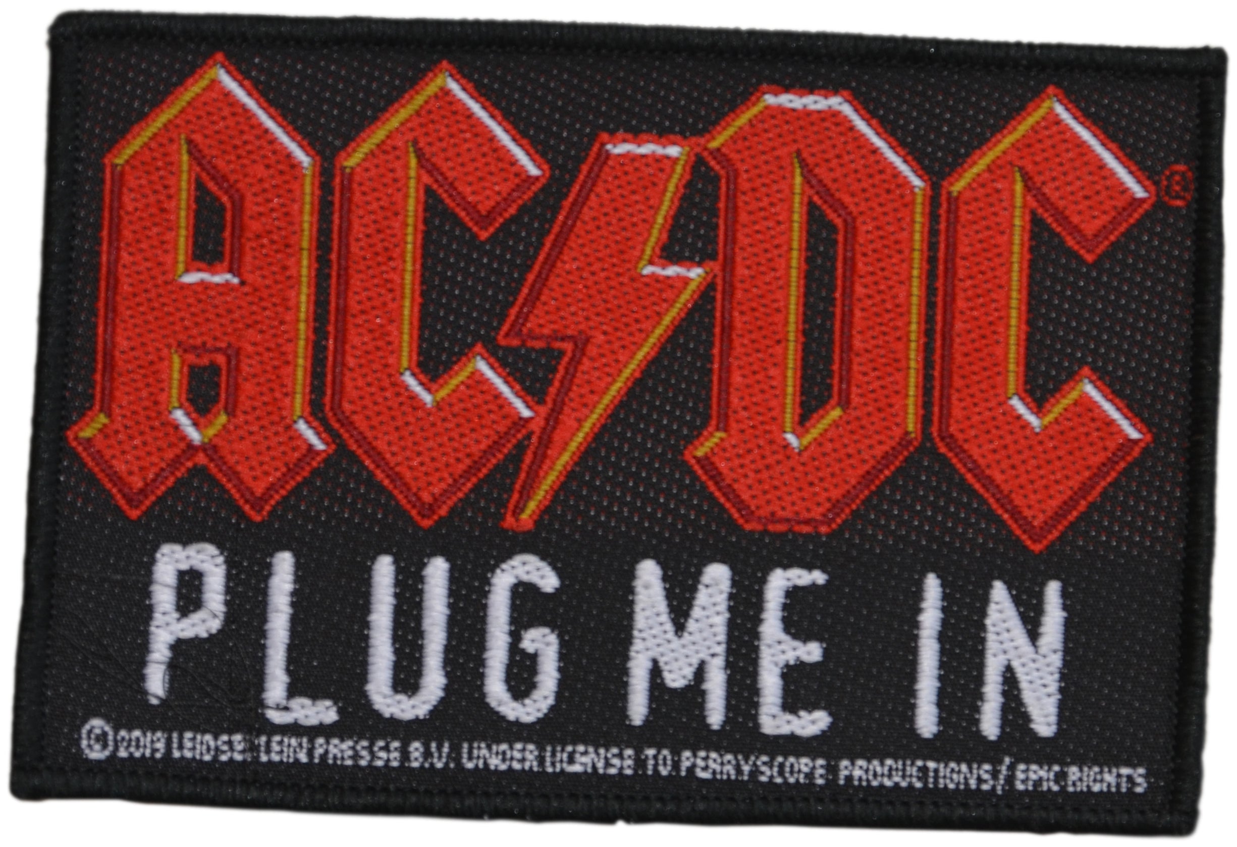 AC/DC - Plug Me In - 10,4 x 7 cm - Patch