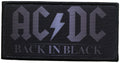 AC/DC - Back In Black - 5,1 x 10,1 cm - Patch