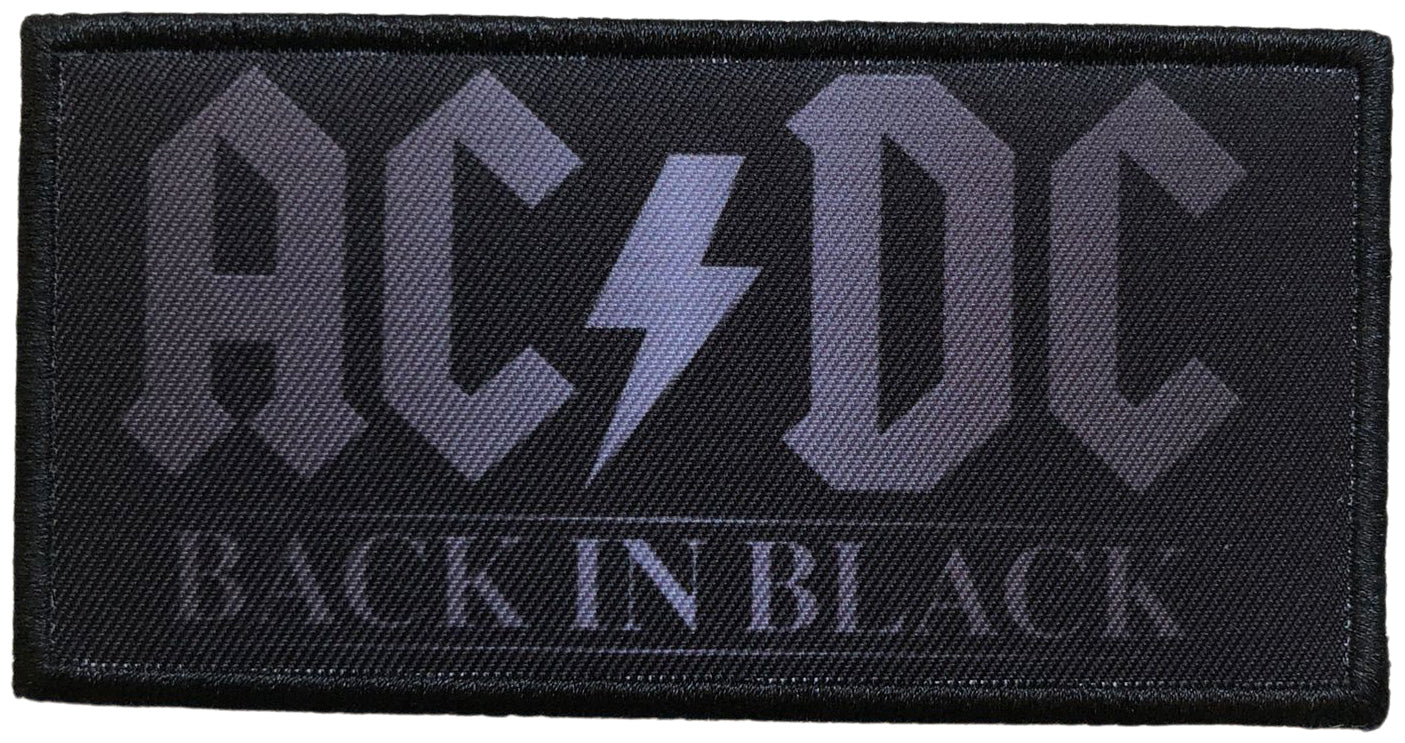 AC/DC - Back In Black - 5,1 x 10,1 cm - Patch