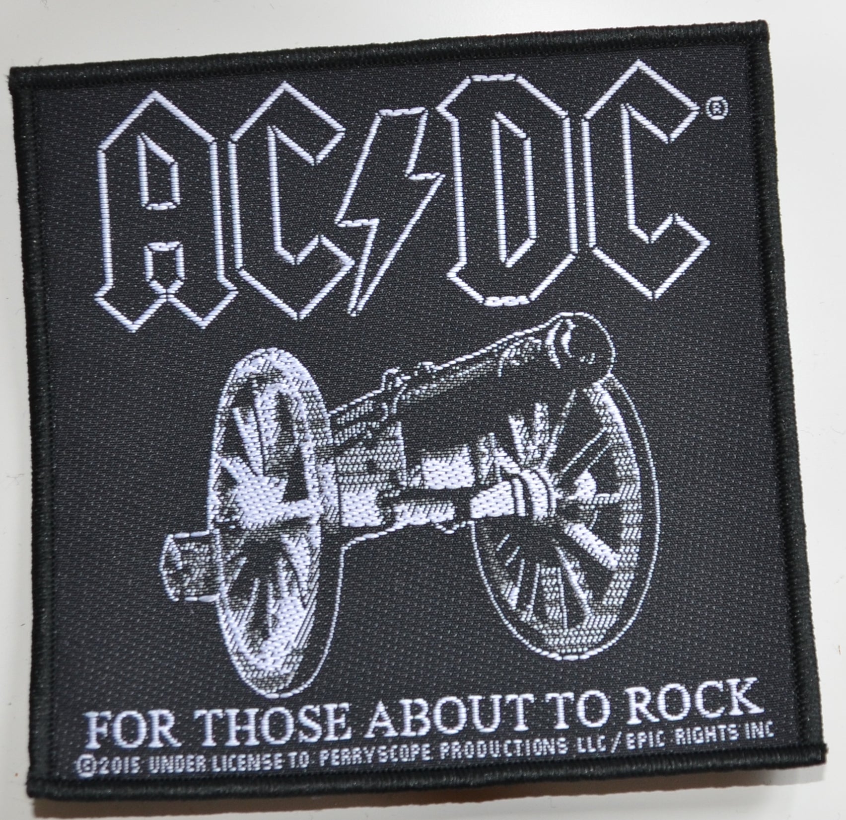AC/DC - For Those About To Rock 9,7 x 10 cm - Patch