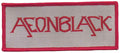 AEONBLACK - Logo - 9,8 cm x 4 cm - Patch