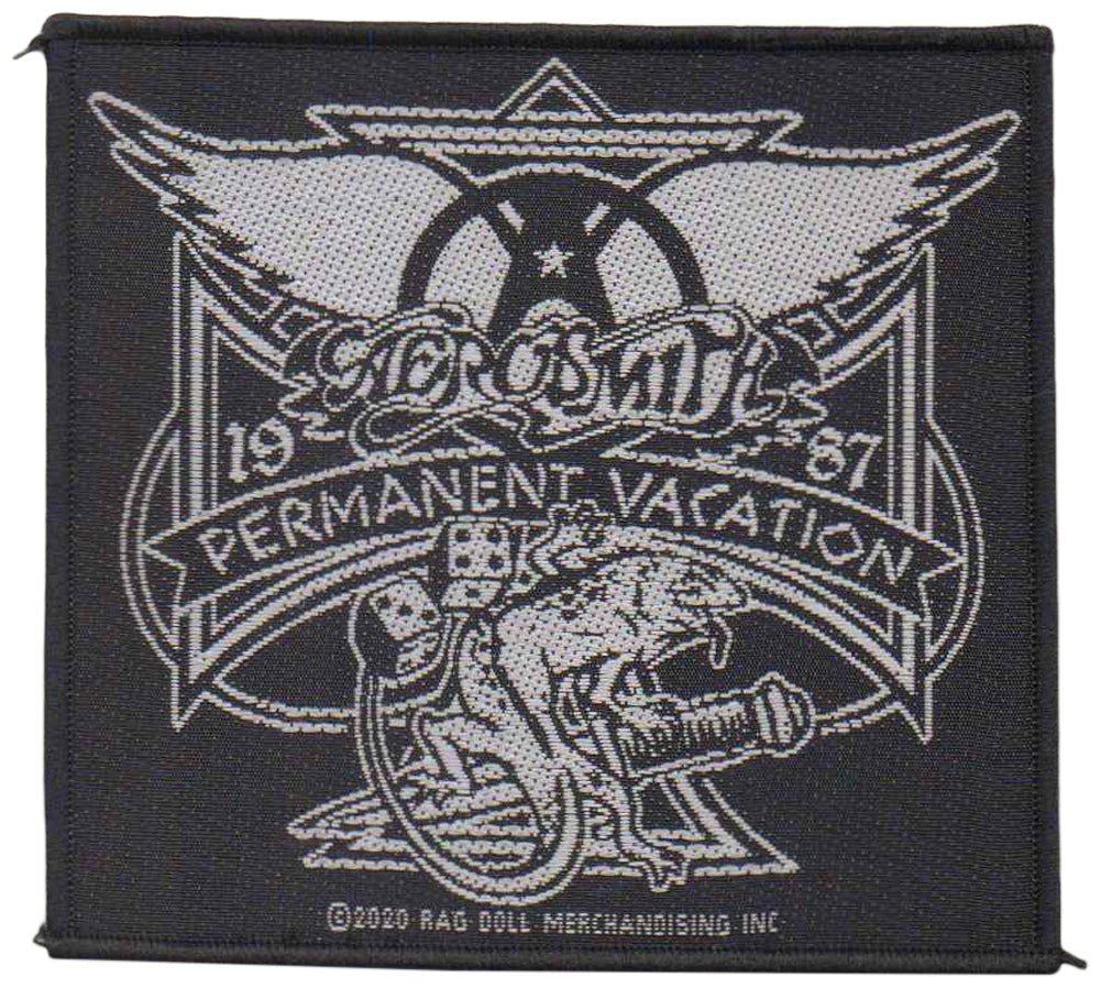 AEROSMITH - Permanent Vacation - 10,2 x 9,4 cm - Patch