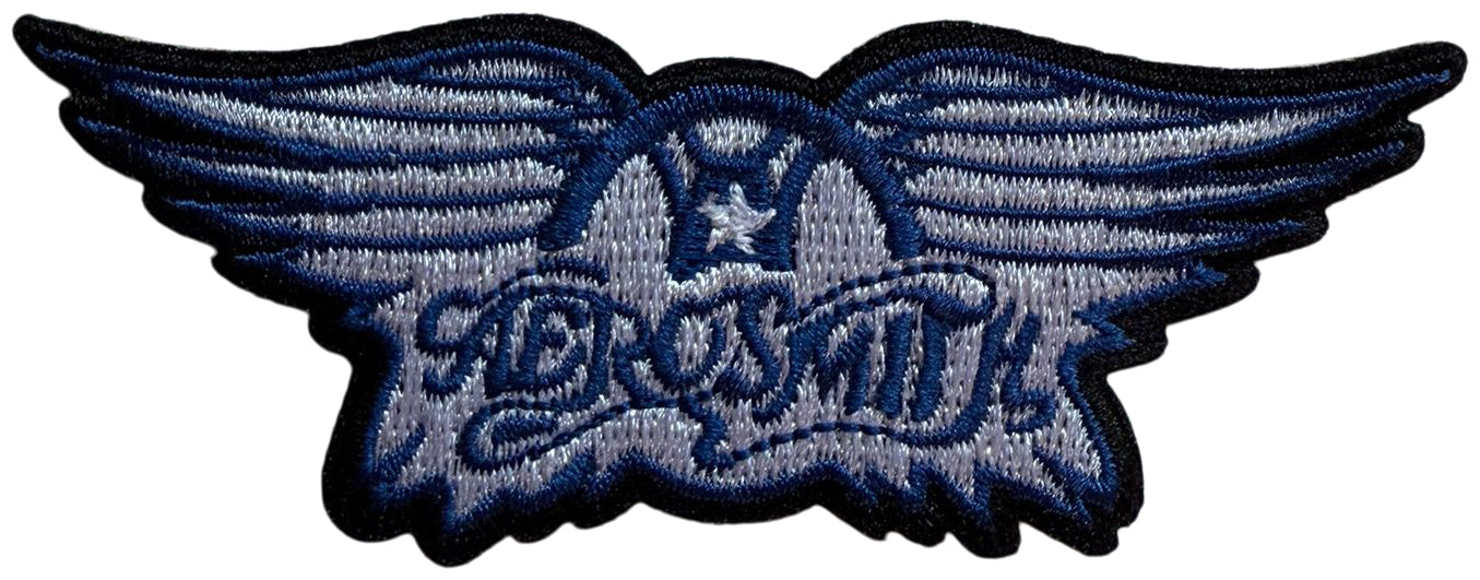 AEROSMITH - Wings Blue - 3 x 9 cm - Patch