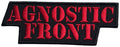 AGNOSTIC FRONT - Cut Out Logo - 3,2 x 9,8 cm - Patch