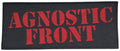 AGNOSTIC FRONT - Superstripe Logo - 8,2 x 20 cm - Patch