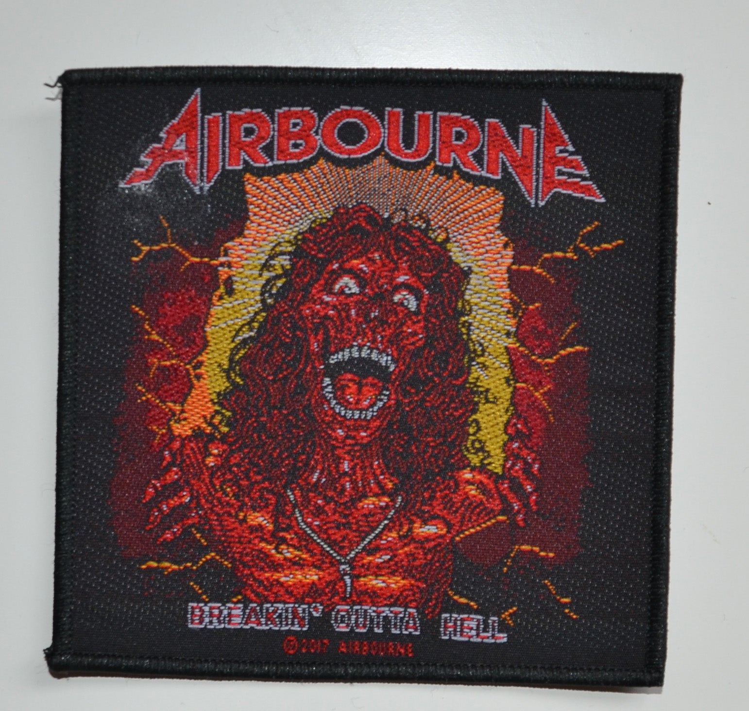 AIRBOURNE - Breakin Outta Hell 10,3 x 10,3 cm - Patch