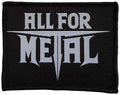 ALL FOR METAL - Logo - 6 x 7,9 cm - Patch