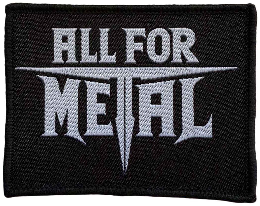 ALL FOR METAL - Logo - 6 x 7,9 cm - Patch