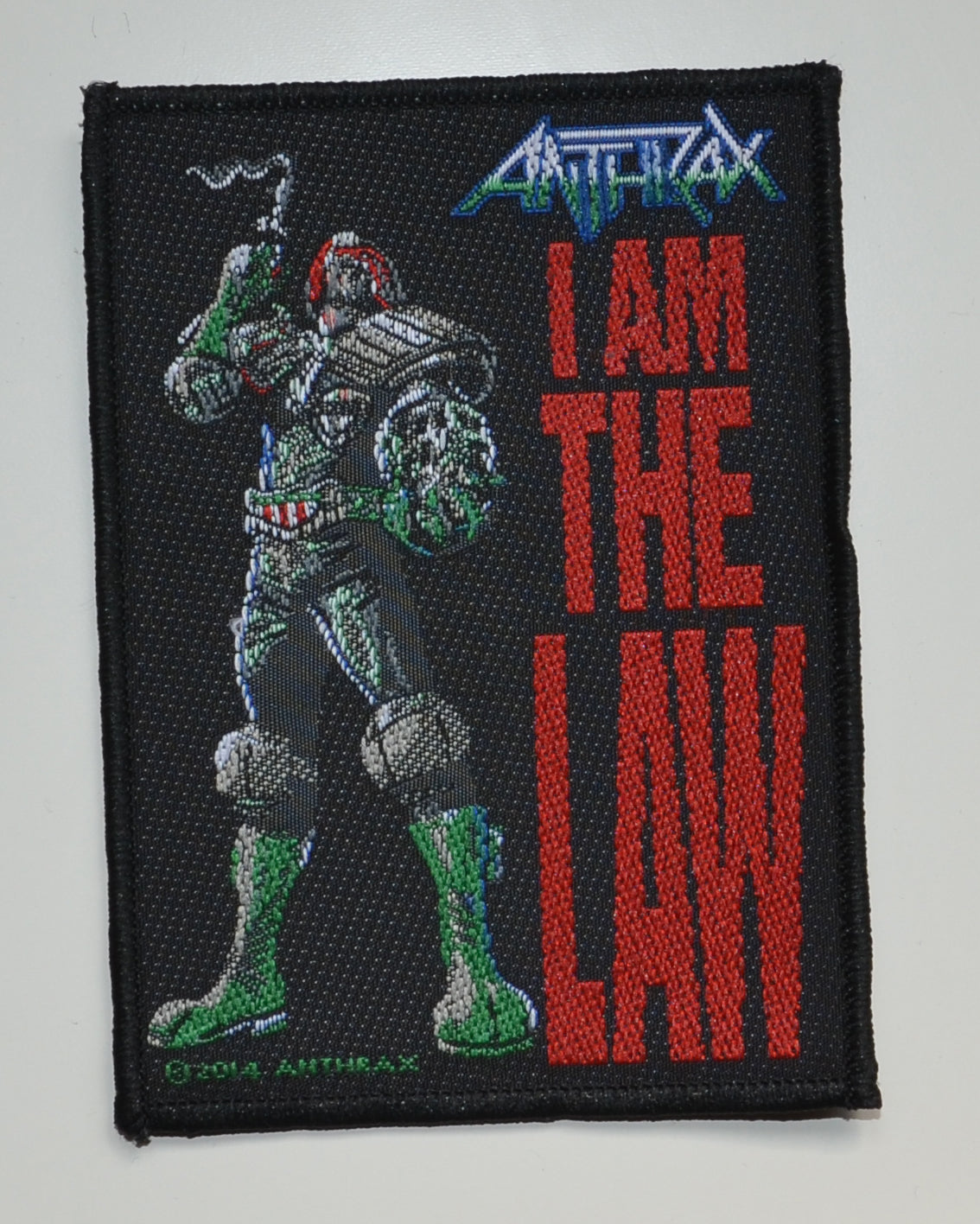 ANTHRAX - I Am The Law - 9,6 cm x 6,9 cm - Patch