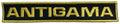 ANTIGAMA - Yellow Logo - 2,5 x 13,9 cm - Patch