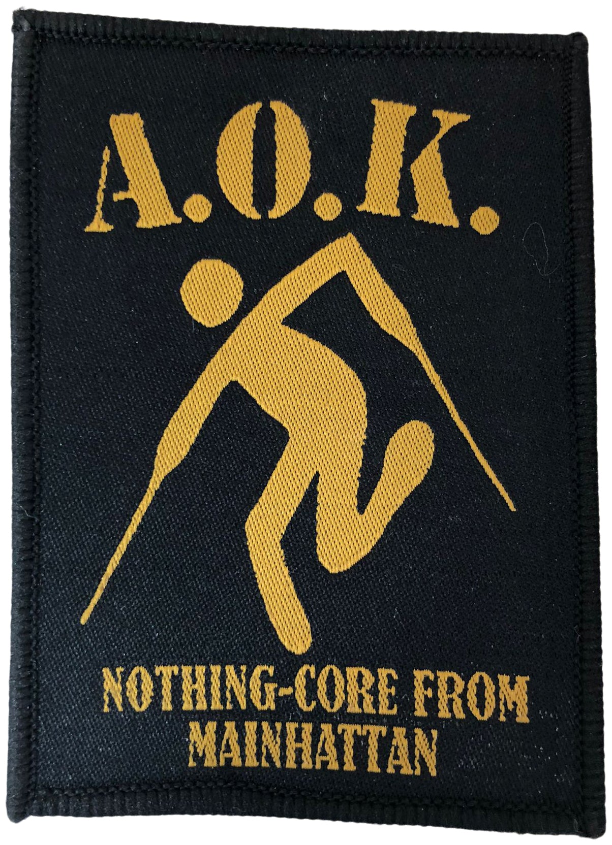 A.O.K. - Yellow Nothing-Core From Mainhattan - 10 x 7,3 cm - Patch