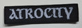 ATROCITY - New Logo - 15,3 cm x 4 cm - Patch