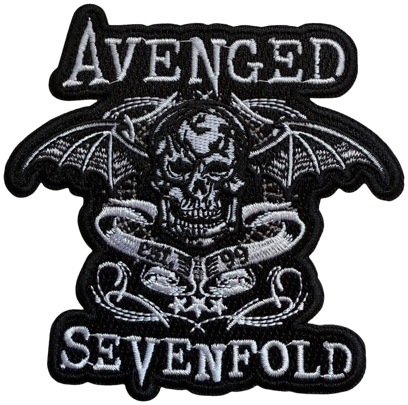 AVENGED SEVENFOLD - Deathbat Banner Cut Out - 10 x 10,3 cm - Patch