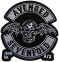 AVENGED SEVENFOLD - Deathbat Crest Cut Out - 10 x 9,9 cm - Patch