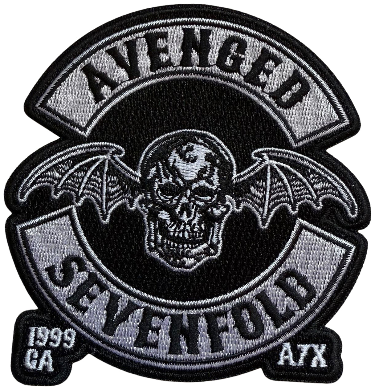 AVENGED SEVENFOLD - Deathbat Crest Cut Out - 10 x 9,9 cm - Patch