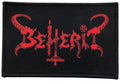 BEHERIT - Old Logo - 6,5 x 10 cm - Patch