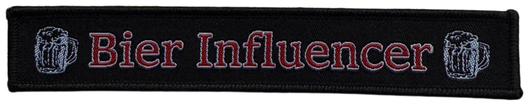 BIER INFLUENCER - 2,6 x 14,8 cm - Patch