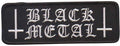 BLACK METAL - 15 x 5,3 cm - Patch