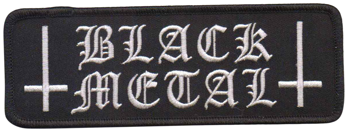 BLACK METAL - 15 x 5,3 cm - Patch