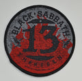 BLACK SABBATH - 13 / Flames Circular 9 cm - Patch