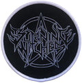 BURNING WITCHES - Round Outline Logo - 9,9 cm - Patch