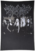 BURNING WITCHES - Standing Band - 29,5 x 20,2 cm - Woven ( ! ) - Backpatch