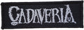 CADAVERIA - Logo - 3,1 x 9,4 cm - Patch