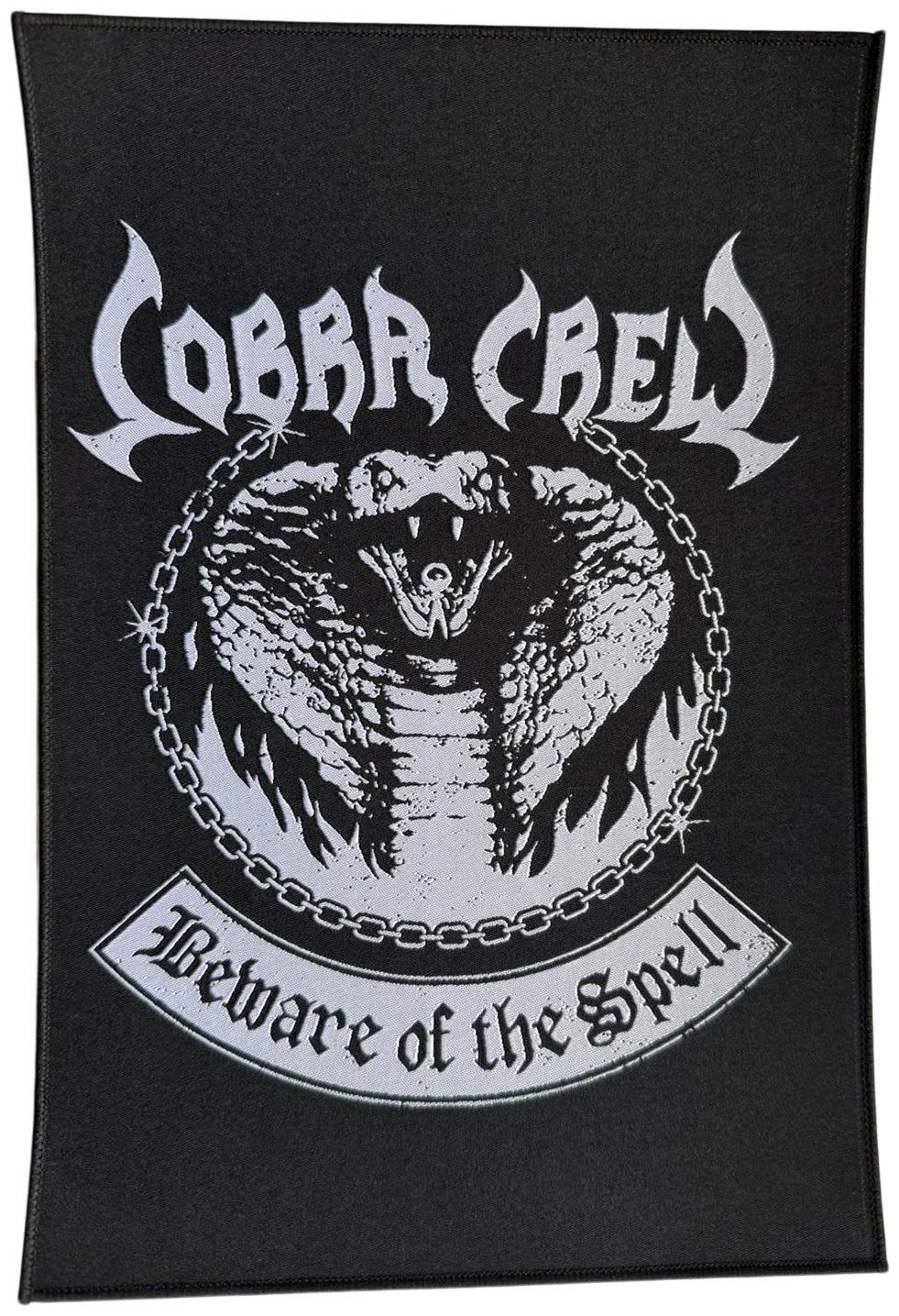 COBRA SPELL - Cobra Crew Beware Of The Spell - 29,4 x 19,7 cm - Woven ( ! ) - Backpatch
