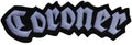 CORONER - Logo Cut-Out - 12,8 x 4,5 cm - Patch