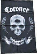 CORONER - Reborn - 103 cm x 65 cm - Posterflagge - Poster Flag