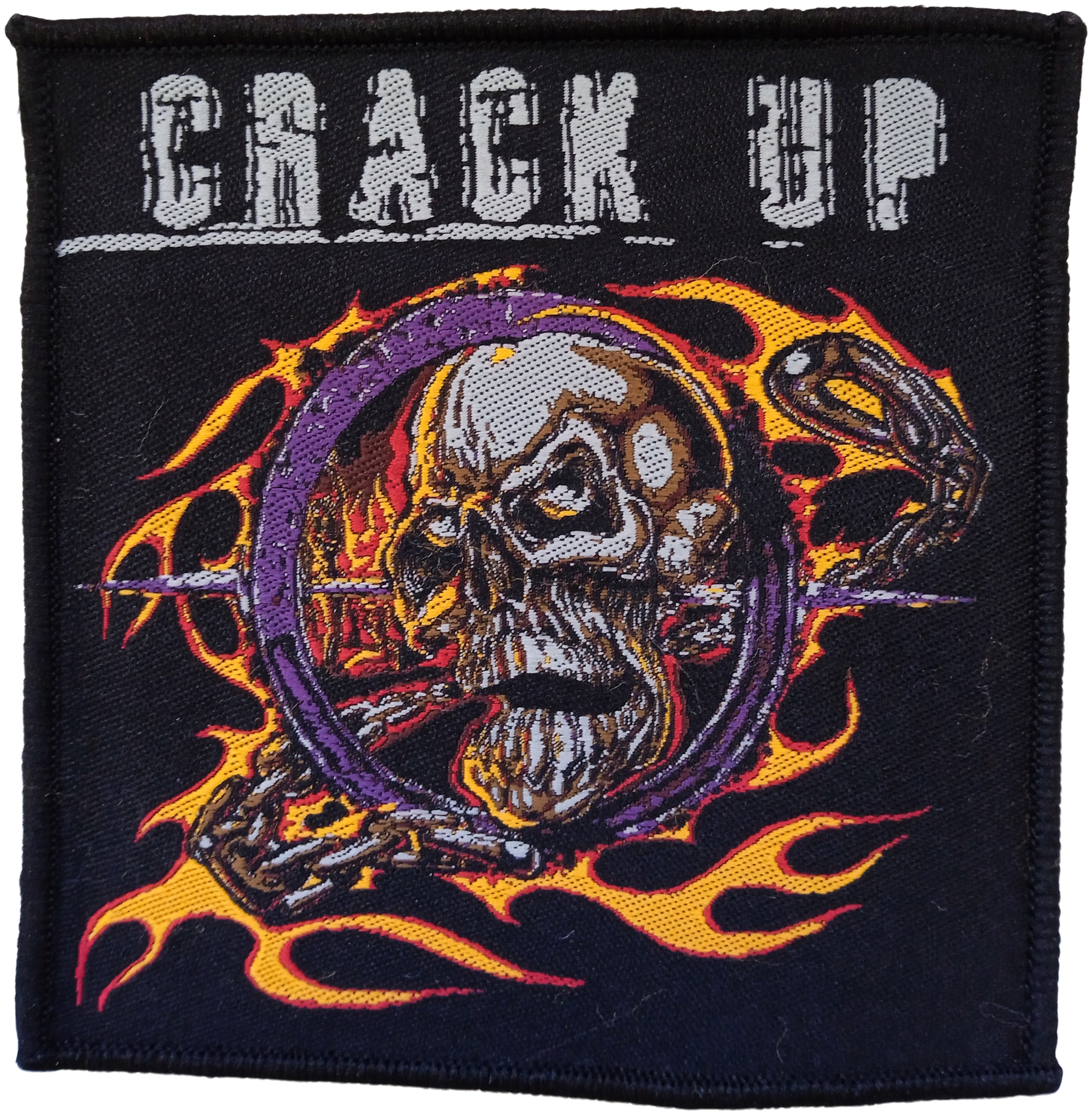 CRACK UP - Heads Will Roll - 9,3 x 10 cm - Patch