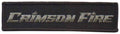 CRIMSON FIRE - Logo - 10 x 2,6 cm - Patch