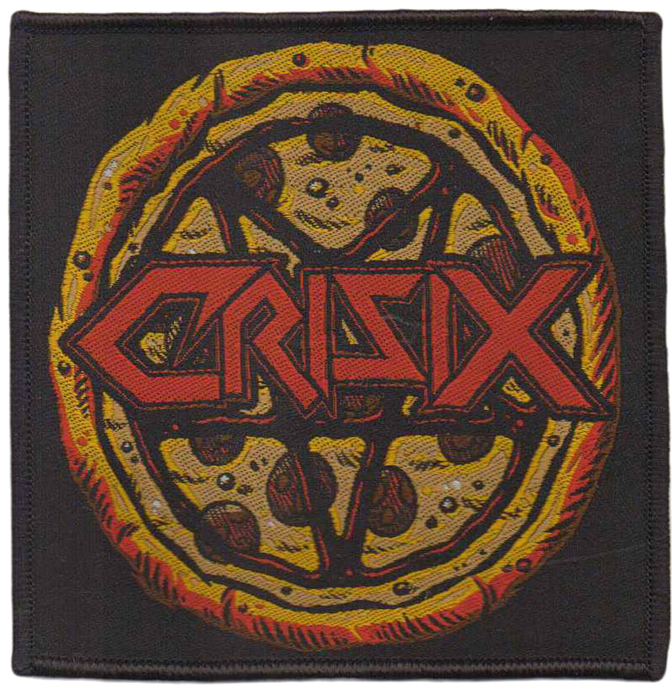 CRISIX - Pizza Pentagram Logo - 9,3 x 10 cm - Patch