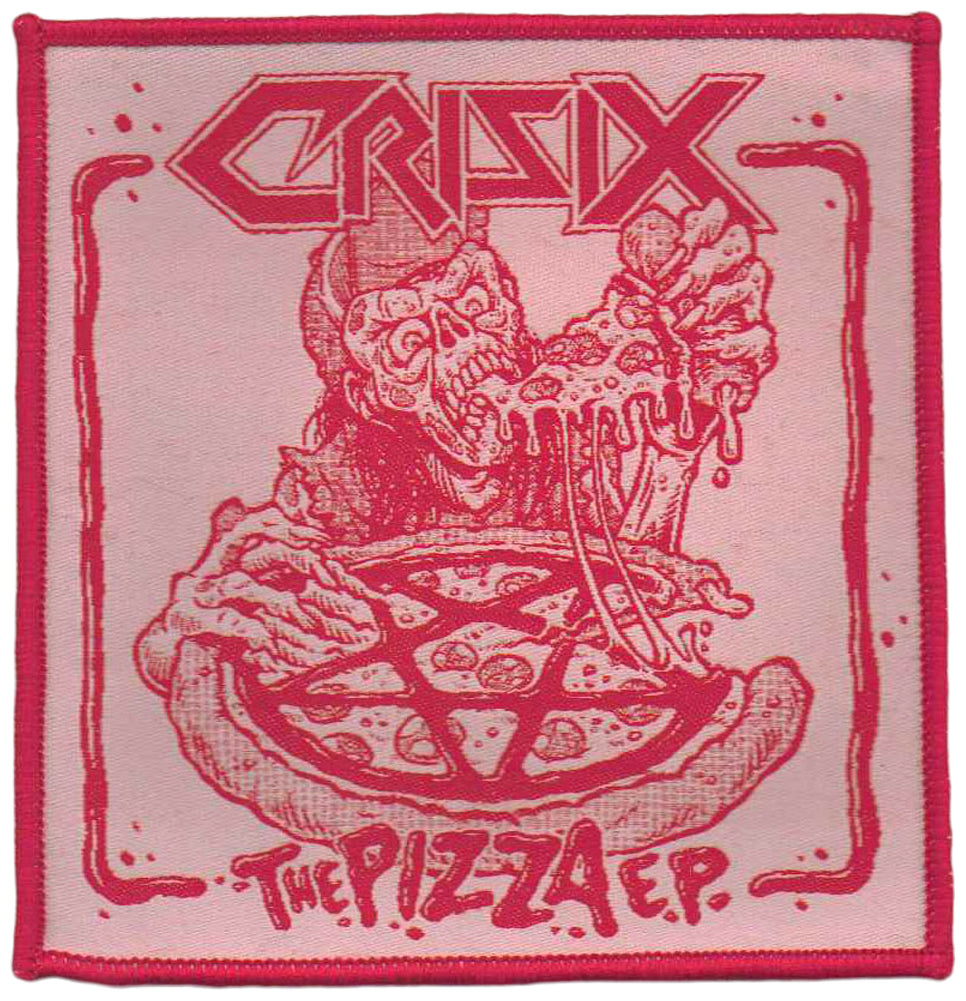 CRISIX - The Pizza E.P. Box - 10,1 x 10,3 cm - Patch