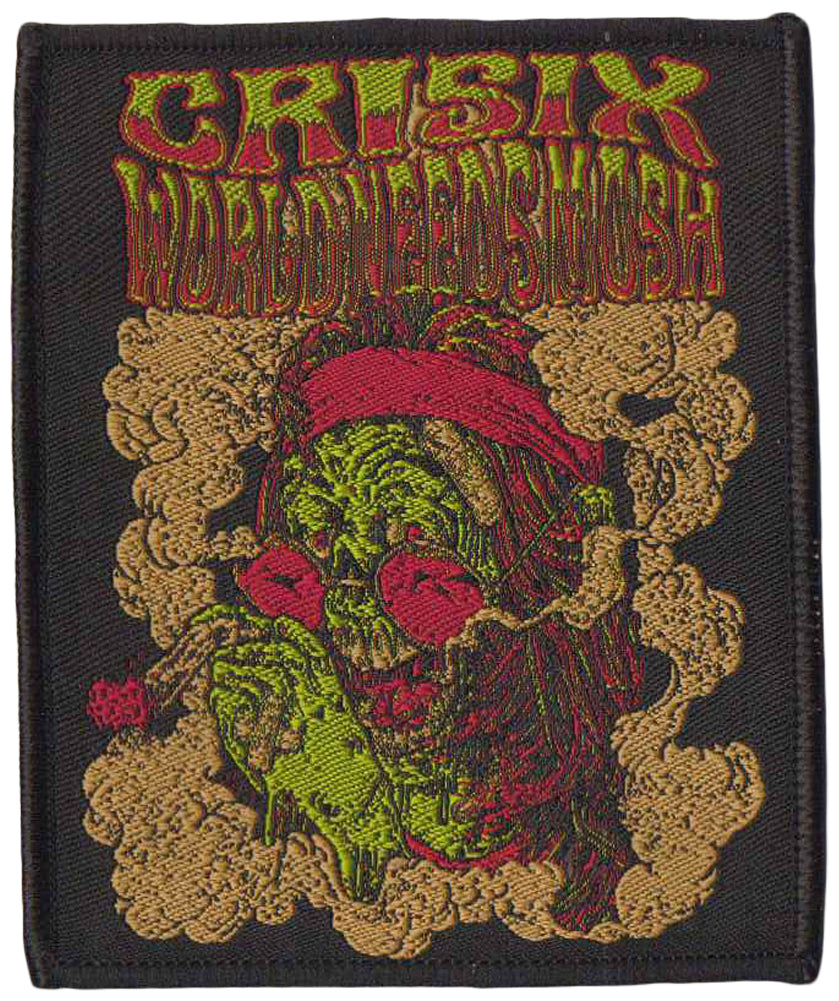 CRISIX - World Needs Mosh Hippie - 8,2 x 10,2 cm - Patch