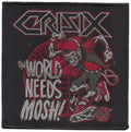 CRISIX - The World Needs Mosh Pogo Dancer - 9,8 x 9,8 cm - Patch