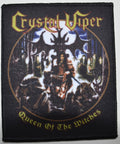 CRYSTAL VIPER - Queen Of The Witches - 12 cm x 9,5 cm - Patch
