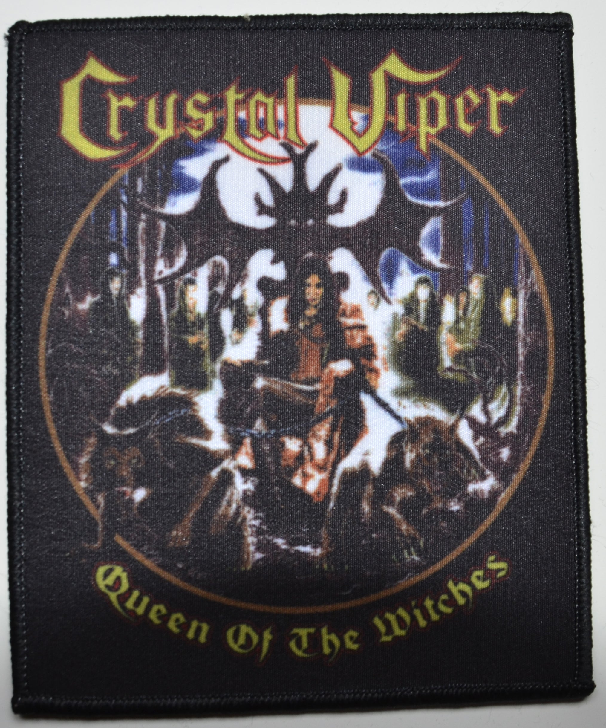 CRYSTAL VIPER - Queen Of The Witches - 12 cm x 9,5 cm - Patch