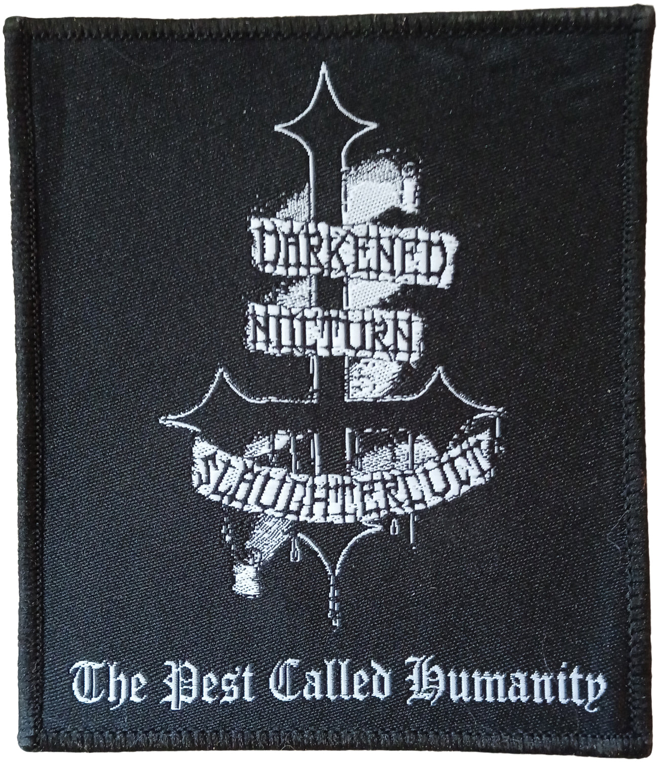 DARKENED NOCTURN SLAUGHTERCULT - The Pest Called Humanity - 8,6 x 10 cm - Patch