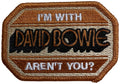 DAVID BOWIE - I'm With David Bowie Aren't You ? - 5,1 x 7,7 cm - Patch