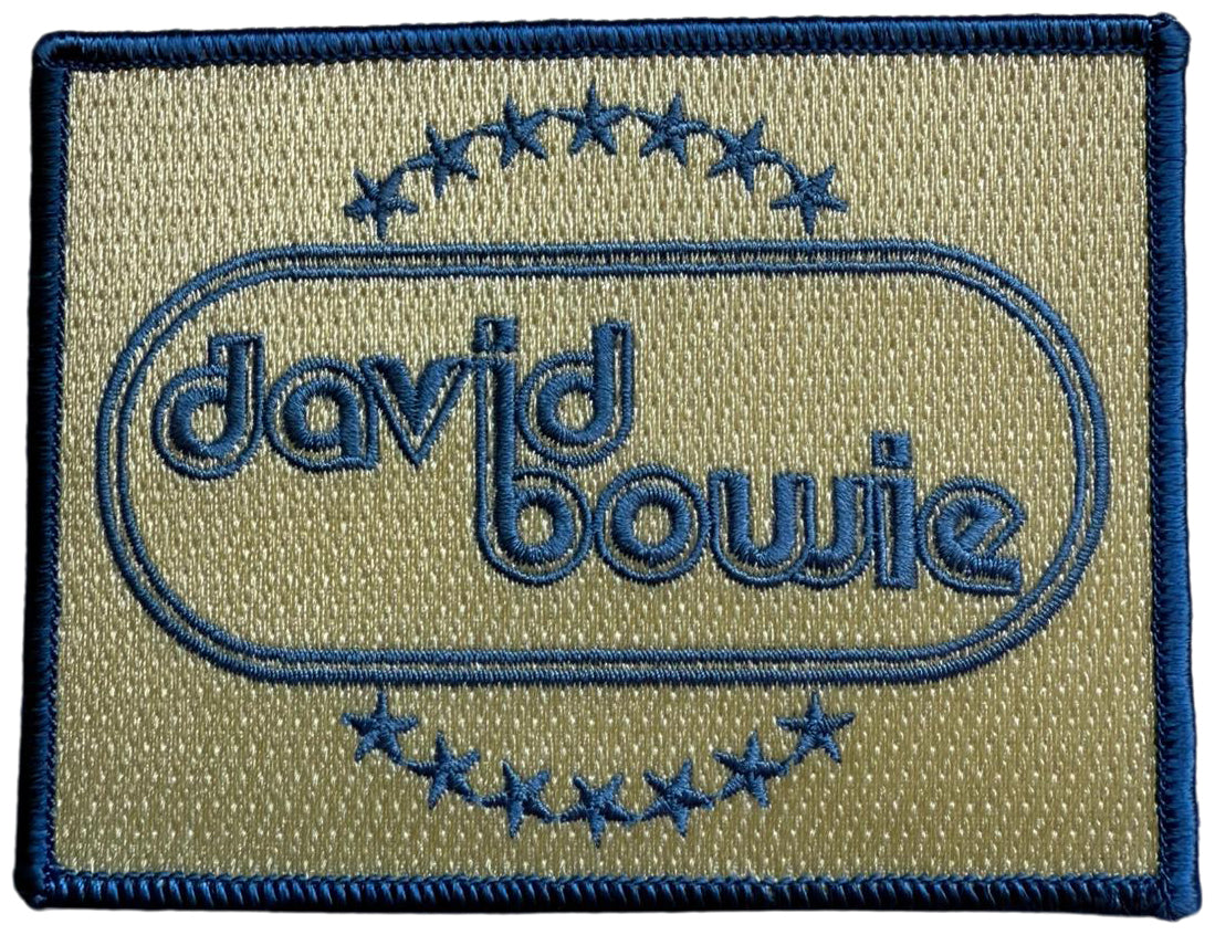 DAVID BOWIE - Oval And Stars - 7,8 x 10,2 cm - Patch