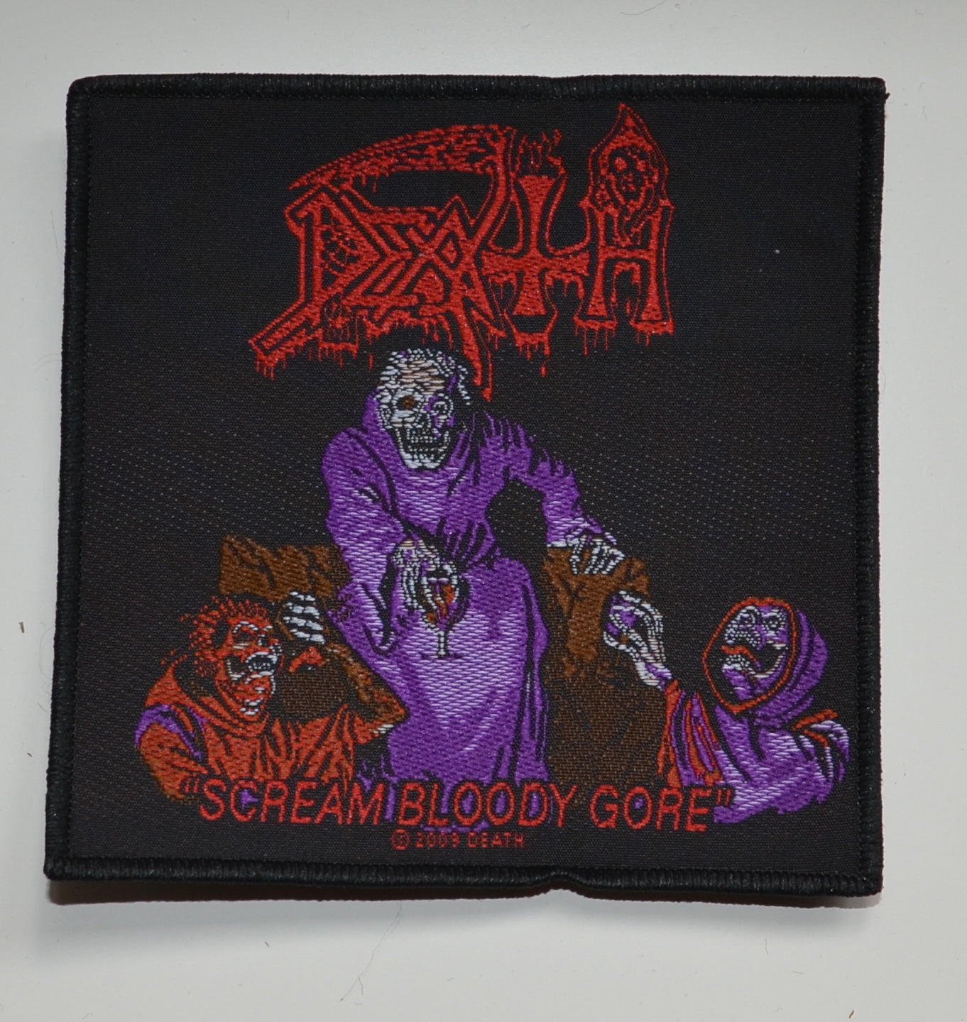 DEATH - Scream Bloody Gore - 9,5 x 9,5 cm - Patch