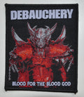 DEBAUCHERY - Blood For The Blood God - 10,8 x 9,1 cm - Patch